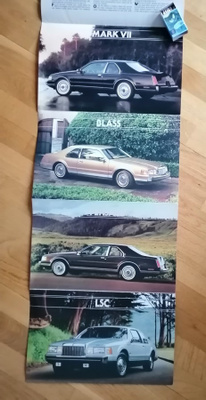 1984 Lincoln Mark VII esite - KUIN UUSI