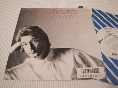 Huey Lewis & the news perfect world 7 45 japani 1988