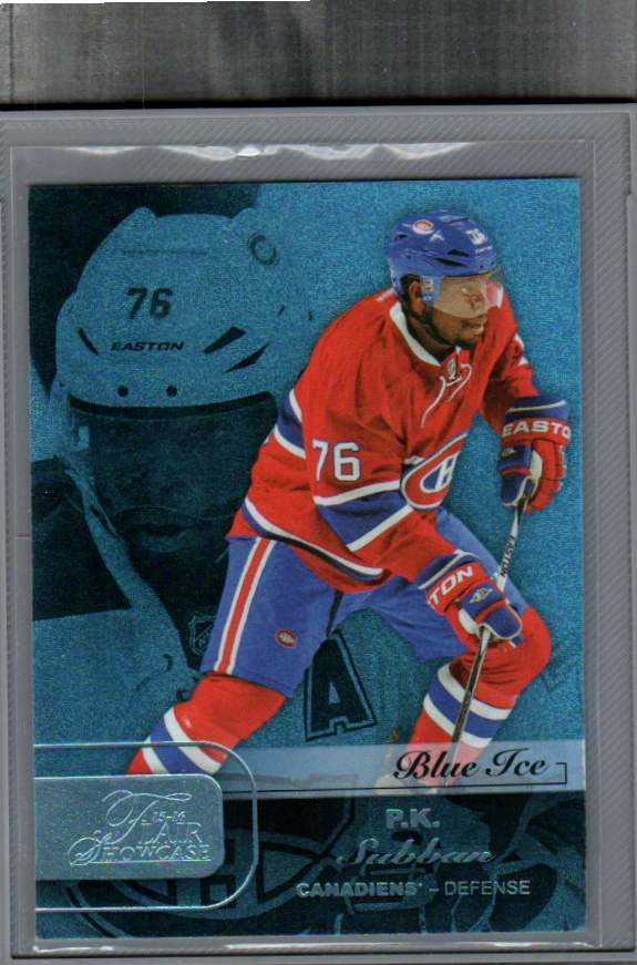 2015-16 Fleer Showcase - Flair - Ice Blue - 1,00 € / kpl
