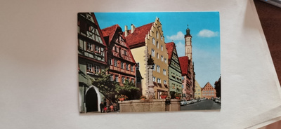 ROTHENBURG / TAUBER, kulkenut postikortti