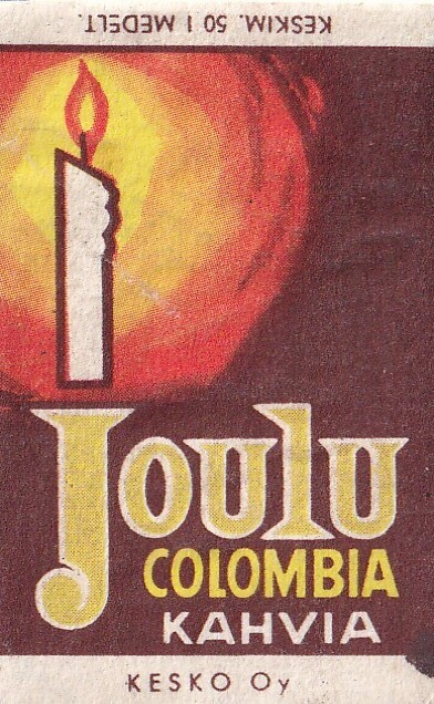Joulu, colombia. kahvia. Kesko Oy ,        s88