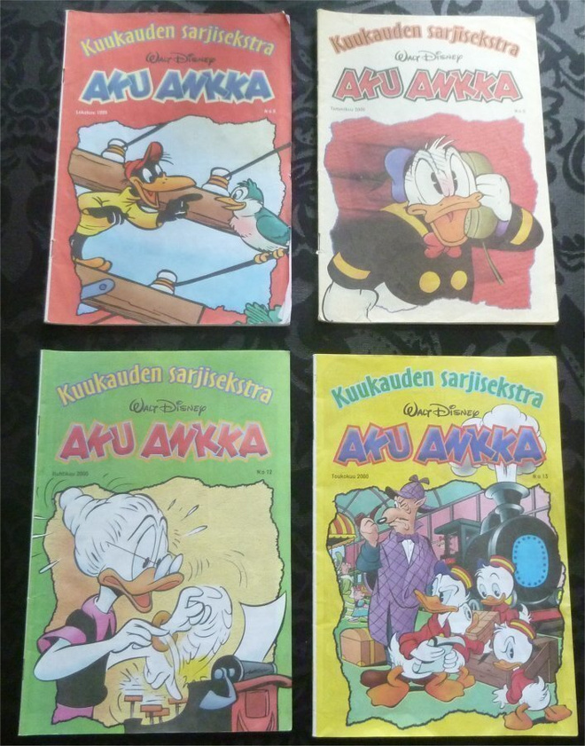 Aku Ankka sarjisextrat 6-14, 5 kpl