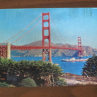 Golden Gate Bridge, San Francisco 1970-luku 3-D kortti - pikkukuva 1