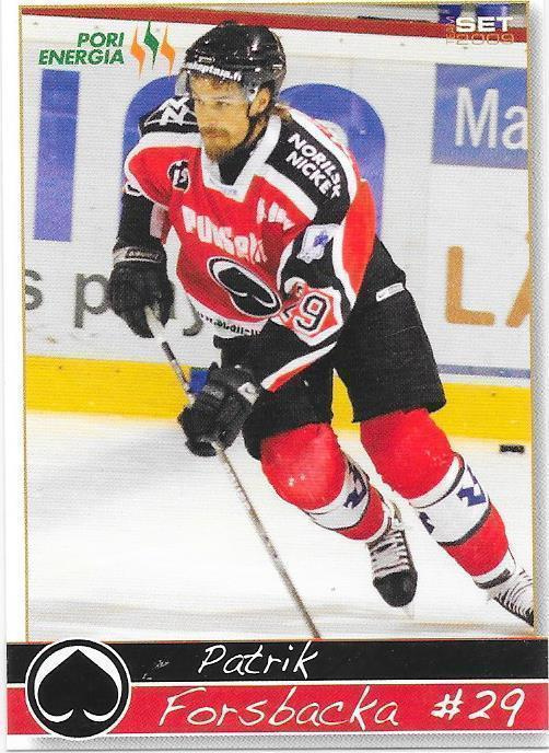 2008-09 Ässät TeamSet #22 Patrik Forsbacka