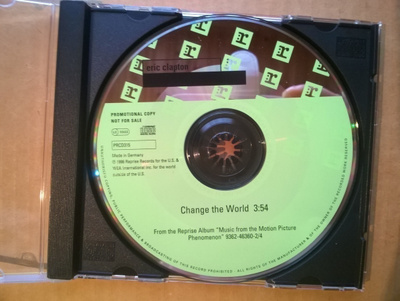 Eric Clapton - Change The World CDS