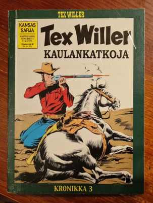 Tex Willer Kronikka 3 Näköispainos numeroista 5-6/1971