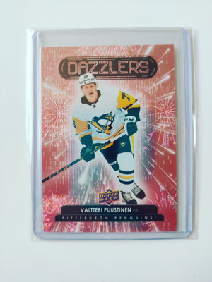 Valtteri Puustinen 22-23 UD Dazzlers Pink Rookie