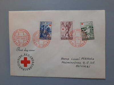 FDC Suomi PR 1955 EL