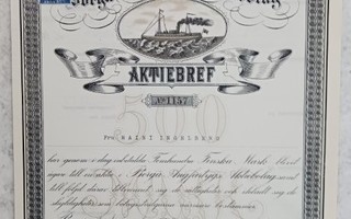 Borgå Ångfartygs Aktiebolag, osakekirja 1928