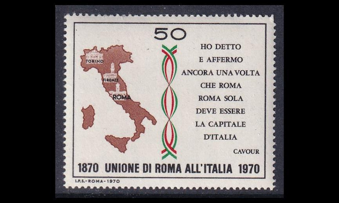 Italia 1315 ** Rooman valtioiden ja Italian liitto 100v (197
