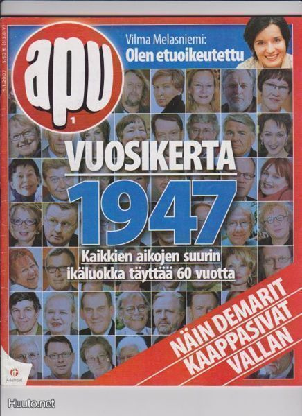Apu 1/07 - Lääkkeet Merkel Teatteri Demarikaappaus
