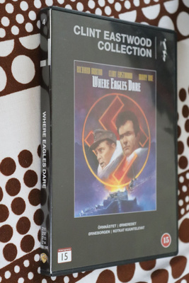 DVD Kotkat kuuntelevat ( 1968 Clint Eastwood Richard Burton)