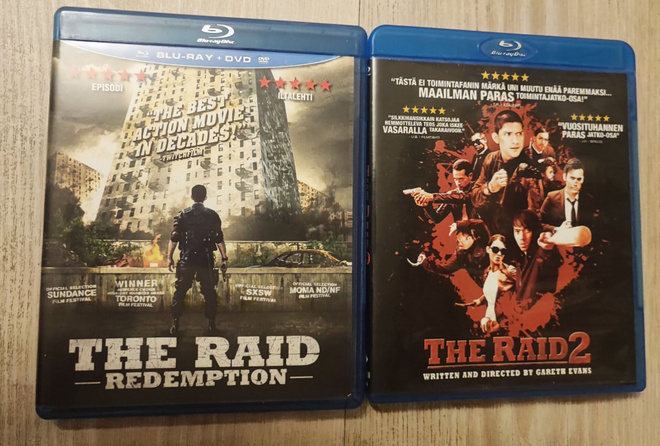 The Raid Redemption The Raid 2 BLU-RAY