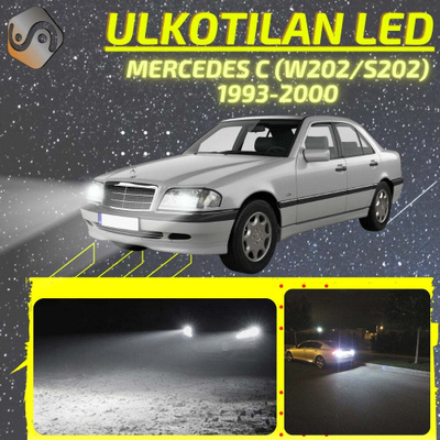 C (W202/S202) 1993-2000 Ulkoiset LED -valot
