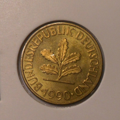 Saksa. 10 pfennig 1990J.