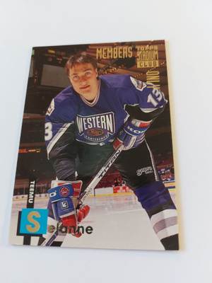 1994-95 Stadium Club Members Only #10 Teemu Selänne