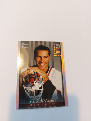1997-98 Studio Press Proofs Silver #88 Kirk McLean /1000