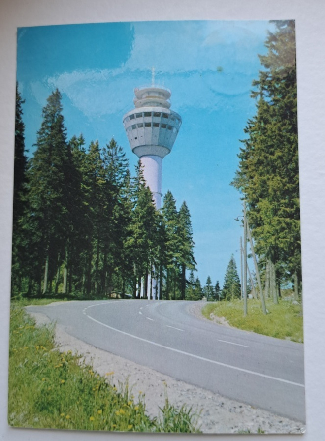 Kuopio Puijon torni, kulkenut 1968