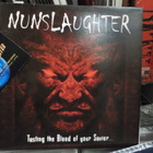 NUNSLAUGHTER - TASTING THE BLOOD OF YOUR SAVIOR... M-/M-7" - pikkukuva 1