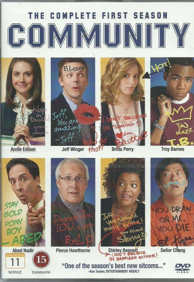 Community - kausi 1 DVD 4-levyä suomitekstit