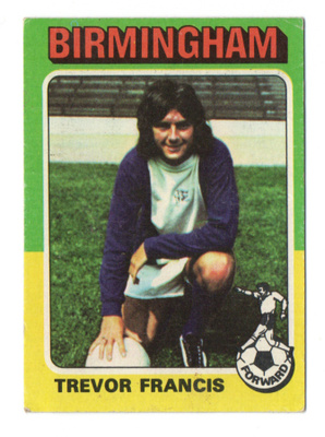 Purkkakuva Jalkapallo n:o 5 TREVOR FRANCIS. Birmingham.