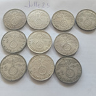 10x 2 Reichsmark 1937-39 hopeaa - pikkukuva 1