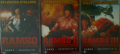 RAMBO TRILOGIA SUOMIJULKAISUT DVD