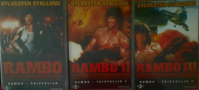 RAMBO TRILOGIA SUOMIJULKAISUT DVD