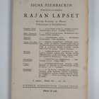 Signe Stenbäck : Lasiseinä - pikkukuva 2