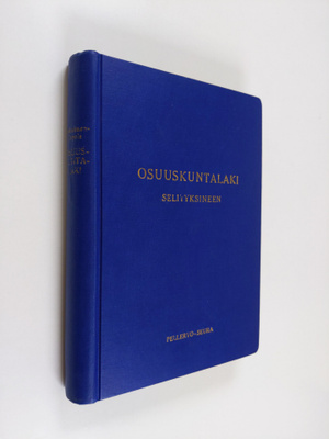 Y. J. Hakulinen : Osuuskuntalaki selityksineen