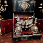 Tyylikäs Napoleon III -kauden liköörisetti (Cave à Liqueur), - pikkukuva 5