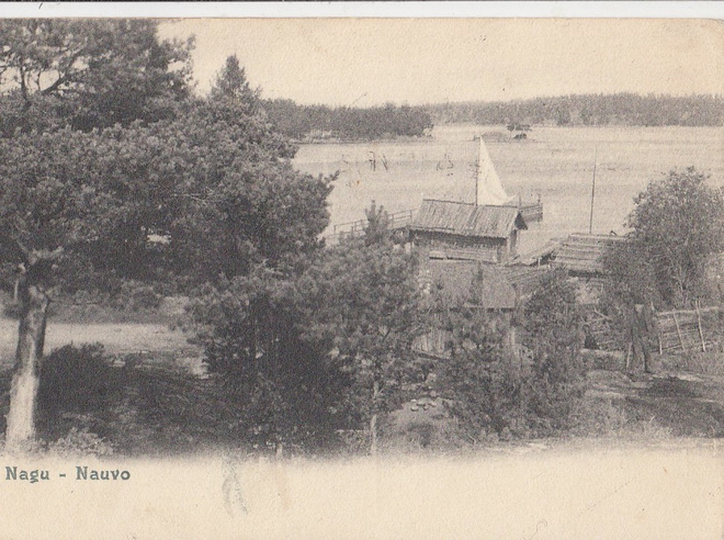 Nagu - Nauvo   wanhakortti mv  p98