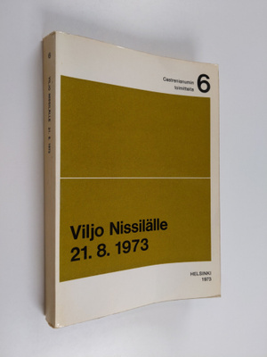 Viljo Nissilälle 21.8.1973