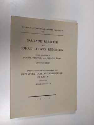 Henrik Zilliacus : Samlade skrifter av Johan Ludvig Runeb...