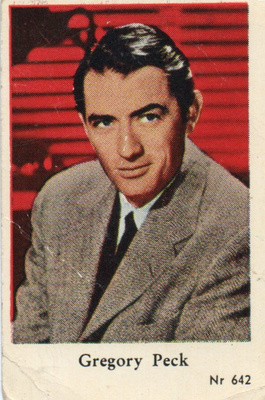 Purkkakuva n:o 642 GREGORY PECK