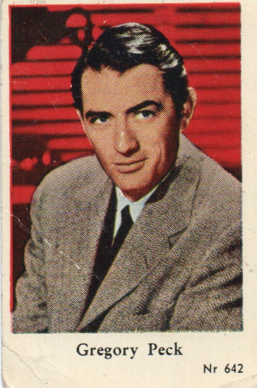 Purkkakuva n:o 642 GREGORY PECK