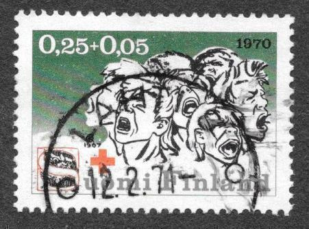 Punainen risti 1970 0,25+0,05mk (LAPE 672) O