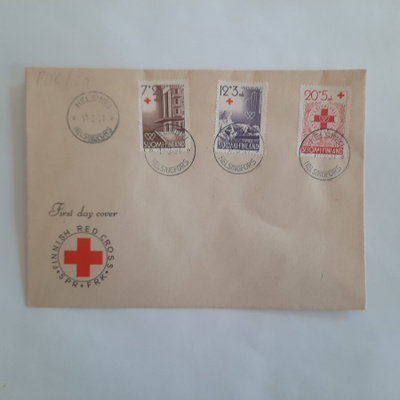 FDC 1951 PR srj blanco-kuorella, osin loisto