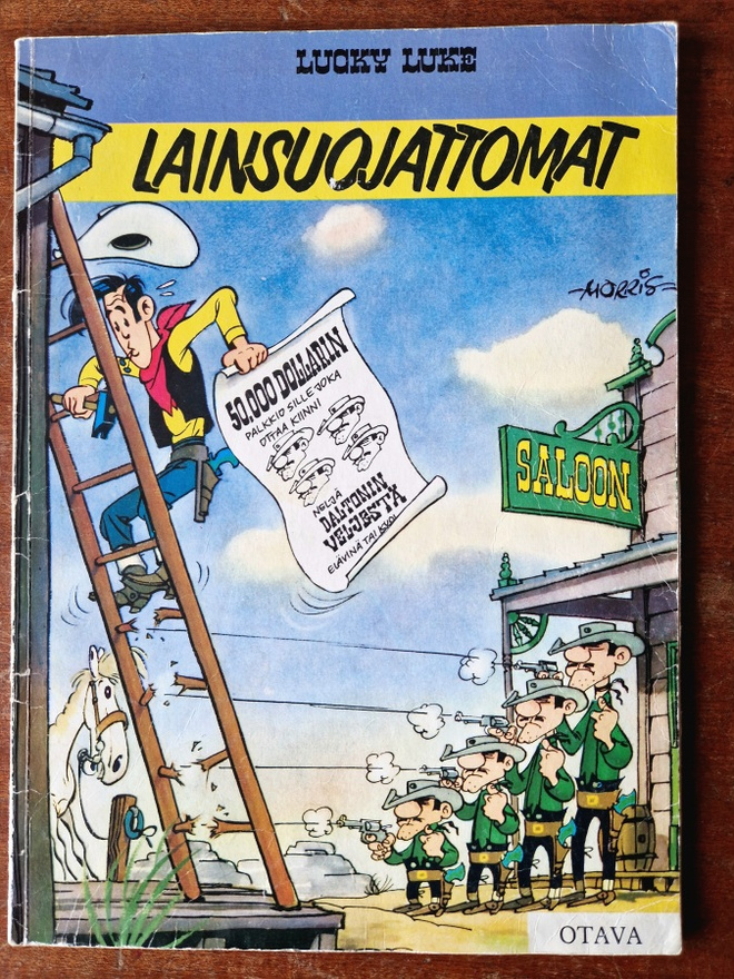 Lucky Luke 45 - Lainsuojattomat (1. painos) 1982