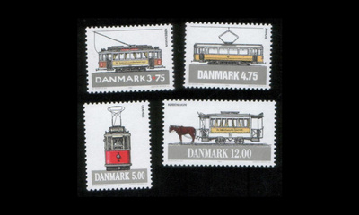 Tanska 1080-3 ** Raitiovaunuja (1994)