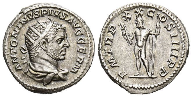 ANCIENT / ROME (II): EMPIRE / Caracalla, AR Antoninianus 217