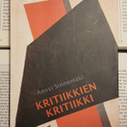 Anssi Sinnemäki - Kritiikkien kritiikki ja muita kritiikkejä - pikkukuva 1