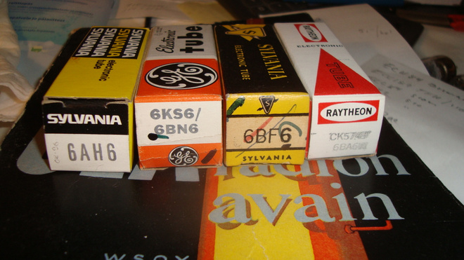 Radioputkia 6AH6 ,6BA6W,6BF6,6BN6
