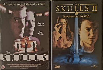 THE SKULLS I & II  - KUOLEMAN KERHO DVD (2 X 1 DISC)