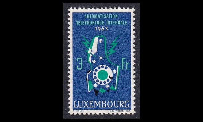 Luxemburg 683 ** Puhelinverkon automatisointi (1963)