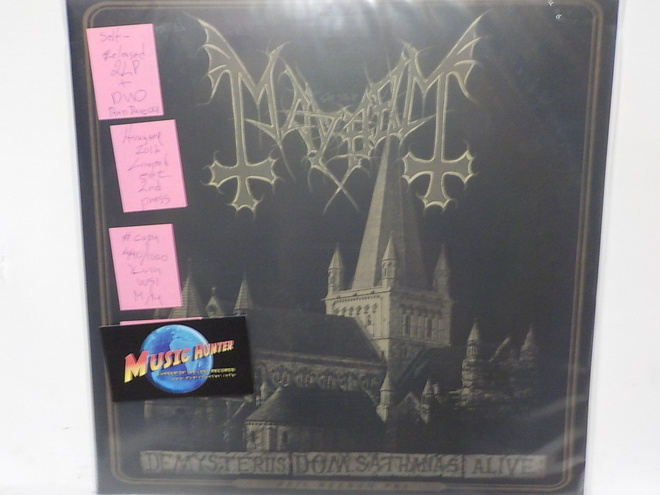 MAYHEM - DE MYSTERIIS DOM SATHANAS ALIVE - M/M DVD 2 LP