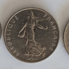 4 kpl Ranska 1/2 franc 1968, 1975, 1976 & 1978, 4 kuvaa - pikkukuva 3