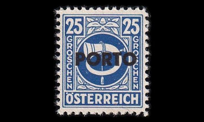 Itävalta P_197 ** Porto 25 g (1946)