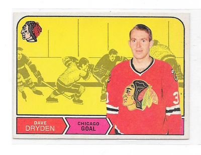 1968-69 OPC #150 Dave Dryden Chicago Blackhawks MV