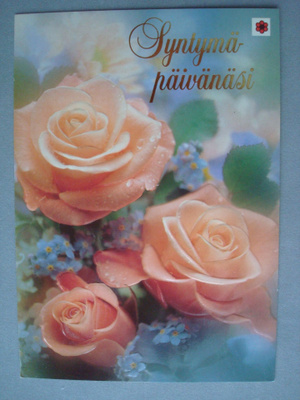 Ruusu-tervehdys, kohopainanta, ei kulk.